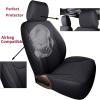 imageCoverado Seat Covers 4 Door for Jeep Wrangler 2PCS Leather Car Seat Cover for Jeep Wrangler Vehicle Accessories Custom Fit for 20182024 Jeep Wrangler Seat Covers 2Door4DoorBlueBlack