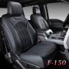 imageCoverado Fullset Car Seat CoversLeather Ford F150 Seat Covers Fit for 20152025 F150 and 20172025 F250 F350 F450 Super Duty Crew Cab XL XLT Lariat King Ranch Platinum BlackBlack