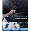 image2025 Upgrade Coverado Windshield Sun Shade UPF80 Sunshade for Car Windshield Blocks Heat ampamp UV Rays Thickened Vinyl Coating Keep Cool Protect Interior M 57x32 for SedansSUVsMedium57L x 32W