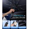 image2025 Upgrade Coverado Windshield Sun Shade UPF80 Sunshade for Car Windshield Blocks Heat ampamp UV Rays Thickened Vinyl Coating Keep Cool Protect Interior M 57x32 for SedansSUVsMedium
