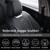 imageCoverado Seat Covers Front Seats Luxury Leather Black Car Seat Cover Waterproof Automotive Car Seat Covers Protector Interior Accessories Universal Fit Most Sedans SUVs Pickup TrucksBlack