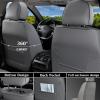 imageCoverado Seat Covers Front Seats Luxury Leather Black Car Seat Cover Waterproof Automotive Car Seat Covers Protector Interior Accessories Universal Fit Most Sedans SUVs Pickup TrucksGray