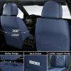 imageCoverado Seat Covers Front Seats Luxury Leather Black Car Seat Cover Waterproof Automotive Car Seat Covers Protector Interior Accessories Universal Fit Most Sedans SUVs Pickup TrucksBlue