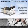 imageCoverado Back Seat Covers Waterproof Car Protectors Black Leather Seat Covers 3Piece Automotive Seat Covers for Back Seats Universal Fit for SUVs ampamp Cars AllWeather ProtectionWhite