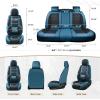 imageCoverado Car Seat Covers Full Set Seat Covers for Cars Front Seat Covers and Back Seat Cover Waterproof Leather Automotive Seat Cover Universal Car Interior Protectors Cushion for Most Cars RedBlackblue