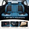 imageCoverado Car Seat Covers Full Set Seat Covers for Cars Front Seat Covers and Back Seat Cover Waterproof Leather Automotive Seat Cover Universal Car Interior Protectors Cushion for Most Cars RedBlackblue