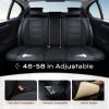 imageCoverado Car Seat Covers Full Set Seat Covers for Cars Front Seat Covers and Back Seat Cover Waterproof Leather Automotive Seat Cover Universal Car Interior Protectors Cushion for Most Cars RedBlack