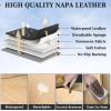 imageCoverado Car Seat Covers Full Set Universal Seat Covers for Cars Waterproof Nappa Leather Auto Seat Protectors with Lumbar Support Car Interiors Fit for Most Sedans SUV Pickup Truck BlackBeigePillow