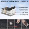 imageCoverado Car Seat Covers Full Set Universal Seat Covers for Cars Waterproof Nappa Leather Auto Seat Protectors with Lumbar Support Car Interiors Fit for Most Sedans SUV Pickup Truck BlackRedline