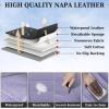 imageCoverado Car Seat Covers Full Set Universal Seat Covers for Cars Waterproof Nappa Leather Auto Seat Protectors with Lumbar Support Car Interiors Fit for Most Sedans SUV Pickup Truck BlackPurple