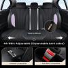 imageCoverado Car Seat Covers Front Seats Auto Seat Covers Full Set Mesh Breathable Seat Protectors 2 Seats Black Automotive Seat Covers Universal Fit for SUV Sedan TruckPurpleBlack