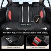 imageCoverado Car Seat Covers Front Seats Auto Seat Covers Full Set Mesh Breathable Seat Protectors 2 Seats Black Automotive Seat Covers Universal Fit for SUV Sedan TruckRedBlack