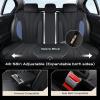 imageCoverado Car Seat Covers Front Seats Auto Seat Covers Full Set Mesh Breathable Seat Protectors 2 Seats Black Automotive Seat Covers Universal Fit for SUV Sedan TruckBlueBlack