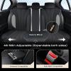 imageCoverado Car Seat Covers Front Seats Auto Seat Covers Full Set Mesh Breathable Seat Protectors 2 Seats Black Automotive Seat Covers Universal Fit for SUV Sedan TruckGrayBlack