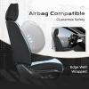 imageCoverado Car Seat Covers Full Set Seat Covers for Cars Front Seat Covers and Back Seat Cover Waterproof Leather Automotive Seat Cover Universal Car Interior Protectors Cushion for Most Cars Blue8918BlackBule