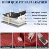 imageCoverado Car Seat Covers Full Set Seat Covers for Cars Front Seat Covers and Back Seat Cover Waterproof Leather Automotive Seat Cover Universal Car Interior Protectors Cushion for Most Cars BlueRedPillow