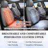 imageCoverado Car Seat Covers Full Set Seat Covers for Cars Front Seat Covers and Back Seat Cover Waterproof Leather Automotive Seat Cover Universal Car Interior Protectors Cushion for Most Cars BlueGray2