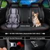 imageCoverado Car Seat Covers Full Set Seat Covers for Cars Front Seat Covers and Back Seat Cover Waterproof Leather Automotive Seat Cover Universal Car Interior Protectors Cushion for Most Cars BlueBlackRedLine