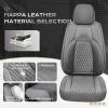 imageCoverado Ford F150 Seat Covers Full Set Car Seat Covers Waterproof Faux Leather Full Coverage Protector Pickup Truck Car Seat Cushion Cover Fit for 20152025 Ford F150 20172025 F250 F350 F450GrayGray
