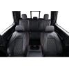 imageCoverado Ford F150 Seat Covers Full Set Car Seat Covers Waterproof Faux Leather Full Coverage Protector Pickup Truck Car Seat Cushion Cover Fit for 20152025 Ford F150 20172025 F250 F350 F450GrayRed line