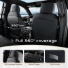 imageCoverado Ford F150 Seat Covers Full Set Car Seat Covers Waterproof Faux Leather Full Coverage Protector Pickup Truck Car Seat Cushion Cover Fit for 20152025 Ford F150 20172025 F250 F350 F450GrayBlack