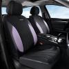 imageCoverado Car Seat Covers Front Seats Auto Seat Covers Full Set Mesh Breathable Seat Protectors 2 Seats Black Automotive Seat Covers Universal Fit for SUV Sedan TruckPurpleBlack