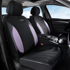 imageCoverado Car Seat Covers Front Seats Auto Seat Covers Full Set Mesh Breathable Seat Protectors 2 Seats Black Automotive Seat Covers Universal Fit for SUV Sedan TruckPurpleBlack