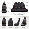 imageCoverado Car Seat Covers Full Set Seat Covers for Cars Front Seat Covers and Back Seat Cover Waterproof Leather Automotive Seat Cover Universal Car Interior Protectors Cushion for Most Cars