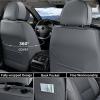 imageCoverado Car Seat Covers Full Set Red F150 Seat Cover for Ford Leather Seat Covers for Cars f150 Accessories Automotive Seat Covers Fit for 20152024 F150 and 20172024 F250 F350 F450Gray