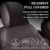 imageCoverado Car Seat Covers Full Set Red F150 Seat Cover for Ford Leather Seat Covers for Cars f150 Accessories Automotive Seat Covers Fit for 20152024 F150 and 20172024 F250 F350 F450Brown