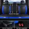 imageCoverado Car Seat Covers Full Set Red F150 Seat Cover for Ford Leather Seat Covers for Cars f150 Accessories Automotive Seat Covers Fit for 20152024 F150 and 20172024 F250 F350 F450Blue