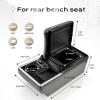 imageCoverado Universal Car Center Console with Wireless Charging ampamp Cup Holder Back Seat Organizers Rear Bench Seat Central Armrest Box with Storage for Most Vehicles Easy Install GrayGray