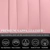 imageCoverado Rear Seat Covers for Cars Waterproof Back Car Seat Cover Pink Backseat Cover Seat Back Protector for Kids 3Pieces Faux Leather Car Seat Cushion Universal Fit for Most CarsPink