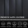 imageCoverado Rear Seat Covers for Cars Waterproof Back Car Seat Cover Pink Backseat Cover Seat Back Protector for Kids 3Pieces Faux Leather Car Seat Cushion Universal Fit for Most CarsBlack