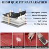 imageCoverado Rear Seat Covers for Cars Waterproof Back Car Seat Cover Pink Backseat Cover Seat Back Protector for Kids 3Pieces Faux Leather Car Seat Cushion Universal Fit for Most CarsRed