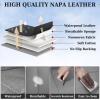 imageCoverado Rear Seat Covers for Cars Waterproof Back Car Seat Cover Pink Backseat Cover Seat Back Protector for Kids 3Pieces Faux Leather Car Seat Cushion Universal Fit for Most CarsGray