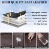 imageCoverado Rear Seat Covers for Cars Waterproof Back Car Seat Cover Pink Backseat Cover Seat Back Protector for Kids 3Pieces Faux Leather Car Seat Cushion Universal Fit for Most CarsBrown