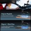 imageCoverado for QI2 15W Magsafe Car Mount Charger Wireless Car Charger Phone Holder for Car with Adjustable Aluminum Alloy Arm Magnetic Phone Holder Suction Cup Mount for iPhone 16151413Suction Cup