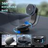 imageCoverado for QI2 15W Magsafe Car Mount Charger Wireless Car Charger Phone Holder for Car with Adjustable Aluminum Alloy Arm Magnetic Phone Holder Suction Cup Mount for iPhone 16151413Magsafe Car Mount Charger