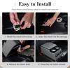 imageCoverado Car Center Console Universal Rear Bench Seat Consoles Truck Seat Organizer and Storage Back Seat Car Organizer with Cup Holder Central Armrest Box Regular BlackGray