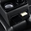 imageCoverado Car Center Console Universal Rear Bench Seat Consoles Truck Seat Organizer and Storage Back Seat Car Organizer with Cup Holder Central Armrest Box Regular BlackBlack