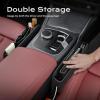 imageCoverado Universal Car Seat Gap Filler Organizer Premium Suede Leather Car Seat Side Gap Filler Seat Gap Storage Box for Suv Truck Car Interior Accessories Black1pcBlack1PC