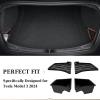 imageCoverado Center Console Organizer Tray 2PCS armrest Storage Boxes Compatible for Tesla Model Y 20202024 Central armrest Box Armrest Hidden Cubby Drawer Storage Box Model Y Interior Car AccessoriesModle 3Rear
