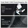 imageCoverado Center Console Organizer Tray 2PCS armrest Storage Boxes Compatible for Tesla Model Y 20202024 Central armrest Box Armrest Hidden Cubby Drawer Storage Box Model Y Interior Car AccessoriesModle 3Rear