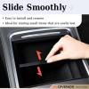 imageCoverado Center Console Organizer Tray 2PCS armrest Storage Boxes Compatible for Tesla Model Y 20202024 Central armrest Box Armrest Hidden Cubby Drawer Storage Box Model Y Interior Car AccessoriesModle YCenter