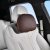 imageCoverado Leather Car Headrest Pillow Car Neck Pillow with Adjustable Strap Head Support Rest Driver Relax Head Muscles Relieve Driving Fatigue Breathable ampamp Removable Cover GrayCoffee