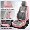 imageCoverado Seat Covers Car Seat Covers Full Set Leather Seat Covers for Cars Automotive Seat Covers Car Seat Protector Car Accessories Fit for Most Sedans SUV Pickup TruckBlackampampBeigePinkGrey