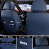 imageCoverado Seat Covers Car Seat Covers Full Set Leather Seat Covers for Cars Automotive Seat Covers Car Seat Protector Car Accessories Fit for Most Sedans SUV Pickup TruckBlackampampBeigeBlueBlack