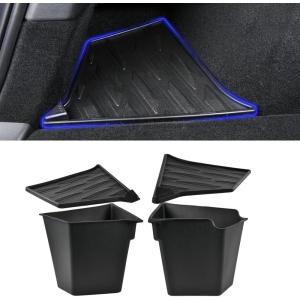 imageCoverado Center Console Organizer Tray 2PCS armrest Storage Boxes Compatible for Tesla Model Y 20202024 Central armrest Box Armrest Hidden Cubby Drawer Storage Box Model Y Interior Car AccessoriesModel YRear