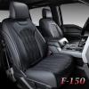 imageCoverado Front Leather Seat Covers for Ford F150 20152025 F250 F350 F450 20172025 Car SUV Pickup Truck Seat Protection BlackBlack